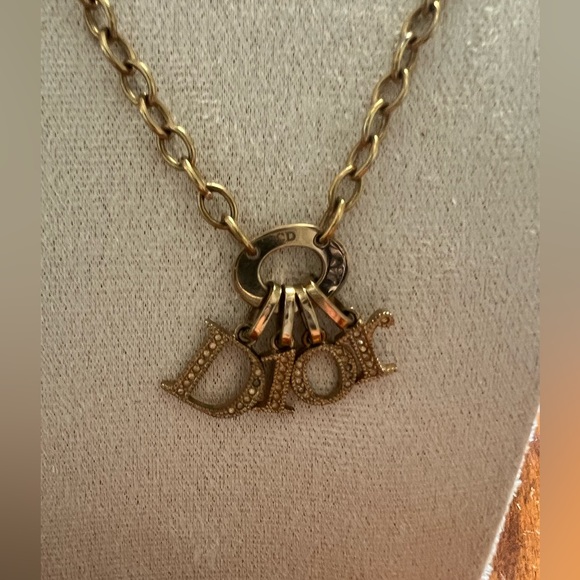 DIOR Crystal Charm Necklace - Picture 6 of 10